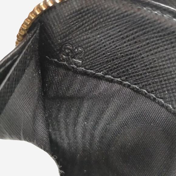 Prada Saffiano Long Wallet Black Leather - Picture 8 of 9